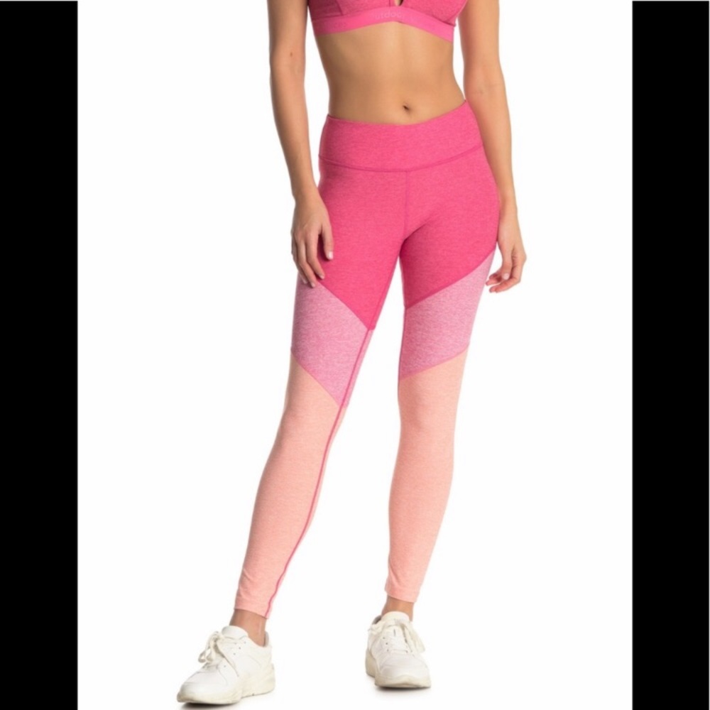 NWOT OUTDOOR VOICES 7/8 Springs Leggings Flamingo